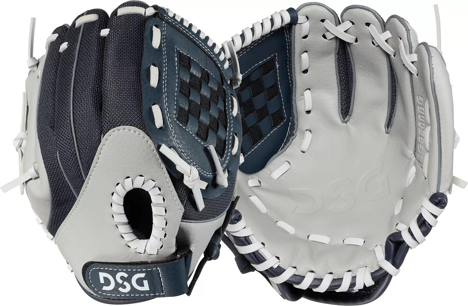 DSG 9.5” Youth Tee Ball Glove, Navy/Grey | DICK'S Sporting Goods