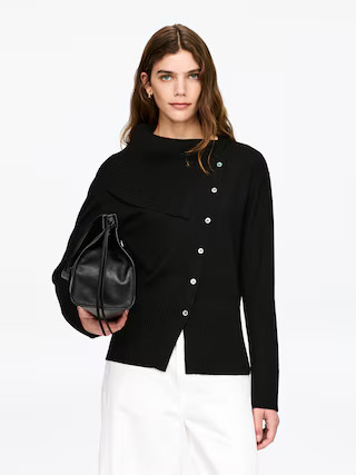 Twisted Wool Cardigan – Black – Women – ARKET GB | Arket UK