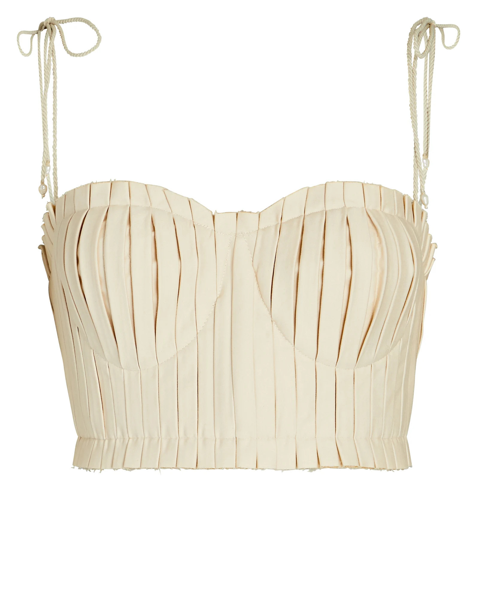 Moringa Tie-Shoulder Crop Top | INTERMIX