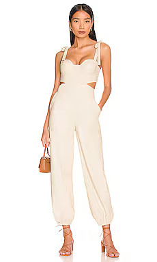 Tularosa Kylo Jumpsuit in Sandstone from Revolve.com | Revolve Clothing (Global)