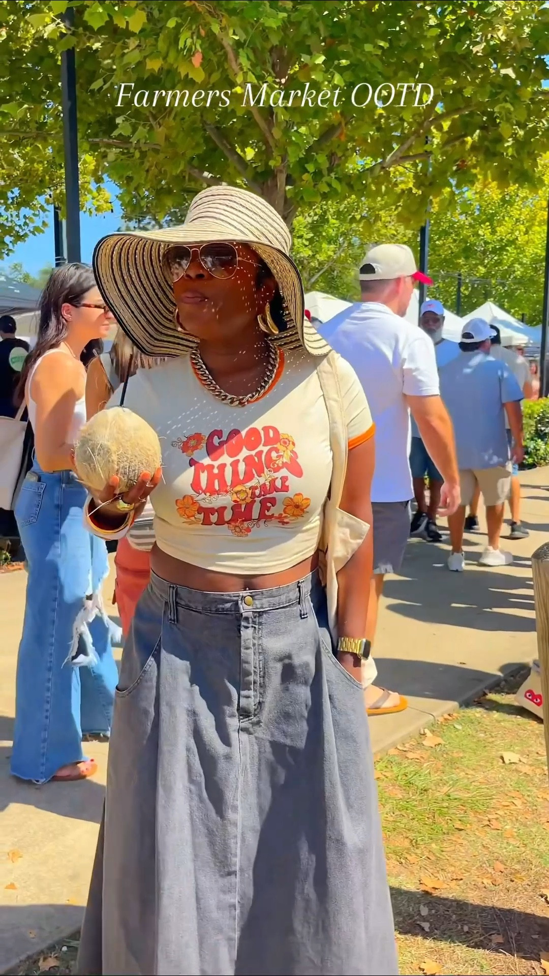 This look is such a vibe! I couldn’t find the exact skirt for you guys but I love the dupes✨

#LTKStyleTip #LTKFindsUnder100 #LTKSeasonal