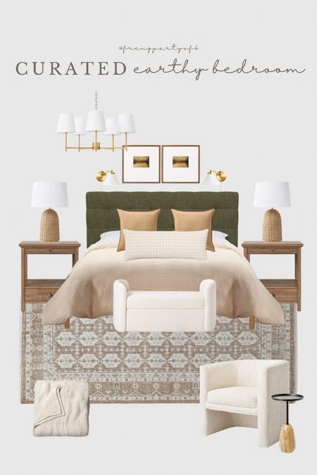 Shop this look, all from Target! The olive bed and nightstands are on sale 🙌 earthy bedroom, green bedroomm

#LTKHome #LTKStyleTip #LTKSaleAlert