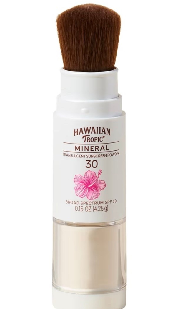What I’ve been reaching for this summer! Perfect for your scalp - NO GREASY HAIR! It’s also an amazing last step to any makeup or natural look on the beach! 

Hawaiian Tropic Mineral Powder Sunscreen Brush, SPF 30, 0.15 oz

#LTKSwim #LTKActive #LTKmomlife