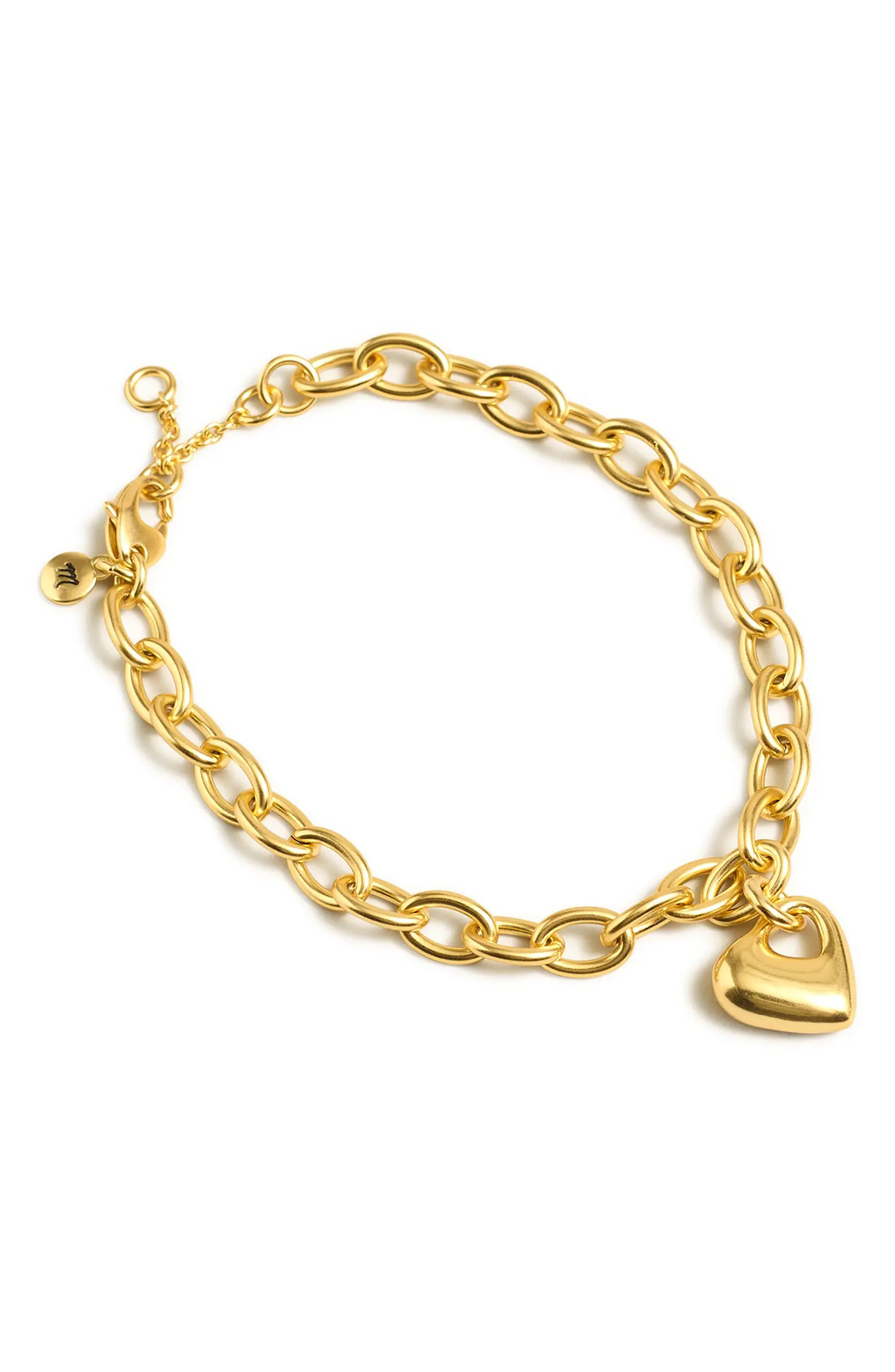 Madewell Puffy Cutout Heart Bracelet | Nordstromrack | Nordstrom Rack