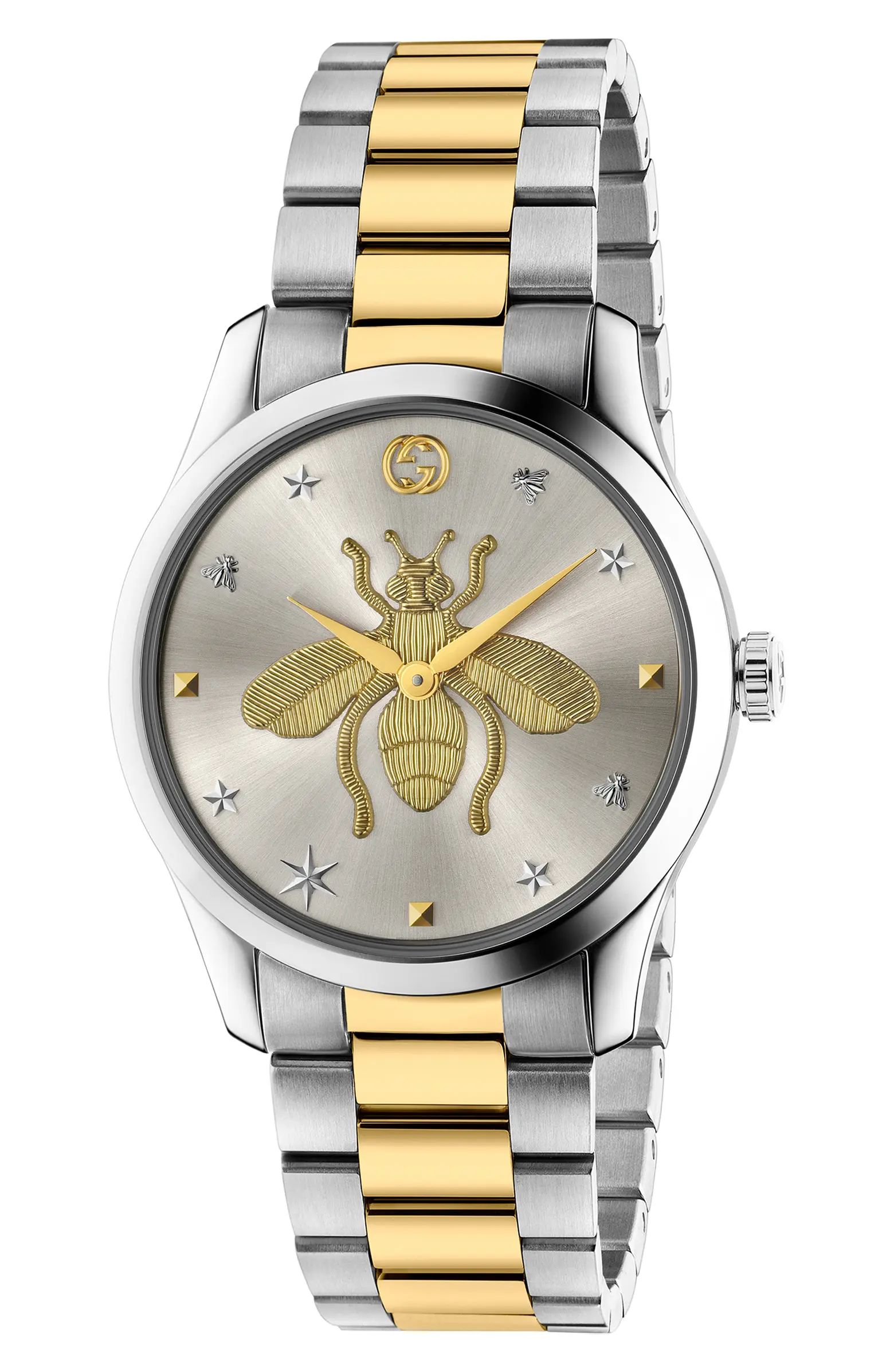 Gucci G-Timeless Bee Bracelet Watch, 38mm | Nordstrom | Nordstrom