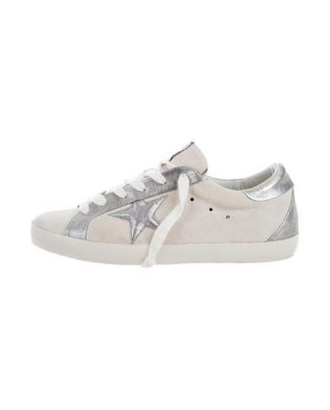 Golden Goose Superstar Suede Sneakers Beige | The RealReal