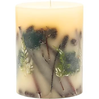 Rosy Rings Forest Round Botanical Candle 200 Hour Burn Time - Notes of Clary Sage, Creamy Sandal,... | Amazon (US)