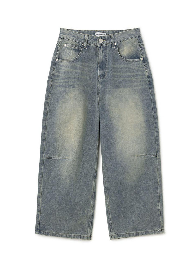 Relaxed Straight Fit Denim Pant - Fade Blue | W Concept (US)