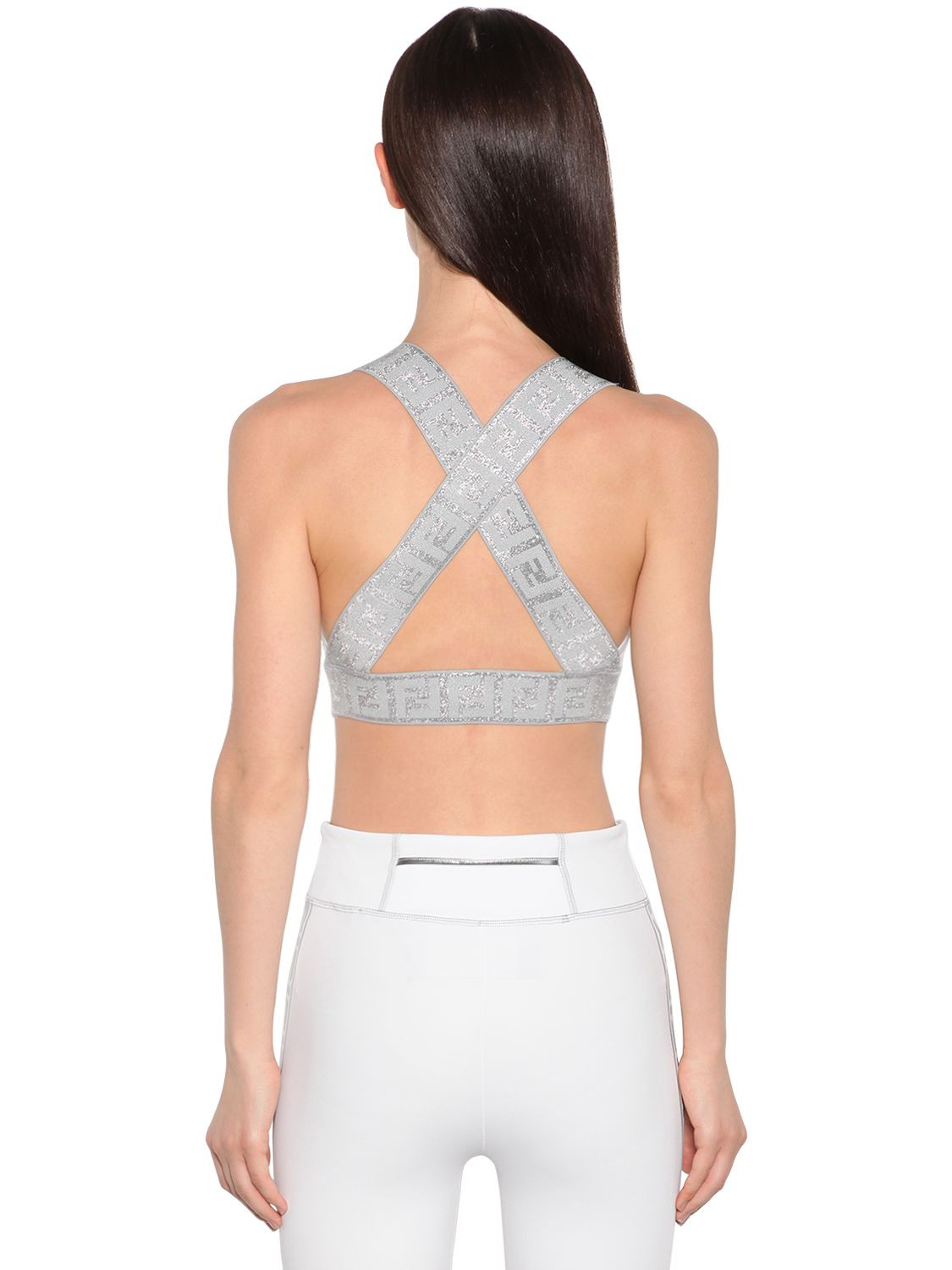 Logo Lycra Sports Bra | Luisaviaroma