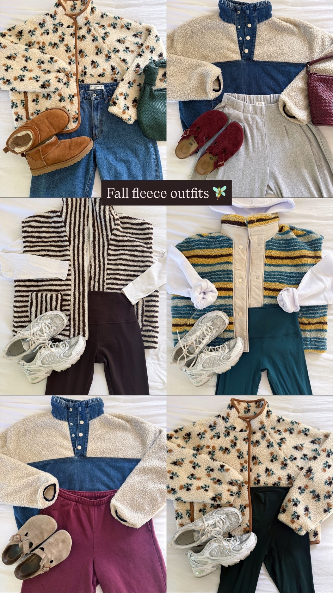 All fleeces launching this Sunday 10/12 at 3pm ET (Waterlilyclothing.com) 🐙🌲🍁🧚🏻🫐 I linked everything else!