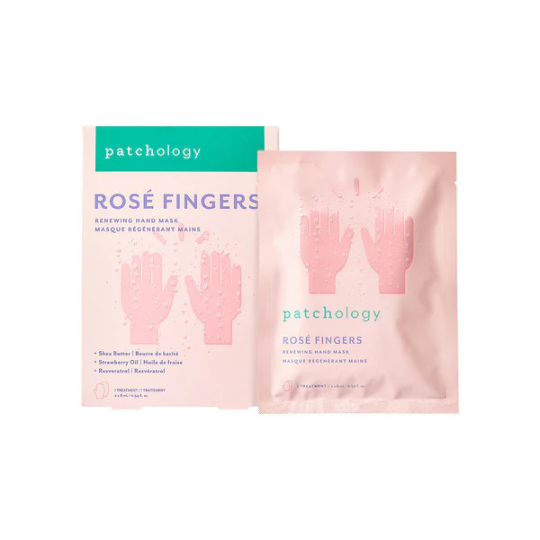 Rosé Fingers Hydrating and Anti-Aging Hand Mask – Patchology | Bluemercury, Inc.