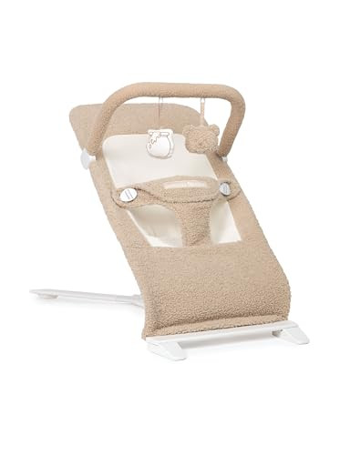 Baby Delight Alpine Deluxe Portable Bouncer | Infant | 0 – 6 Months | Tan Sherpa | Amazon (US)