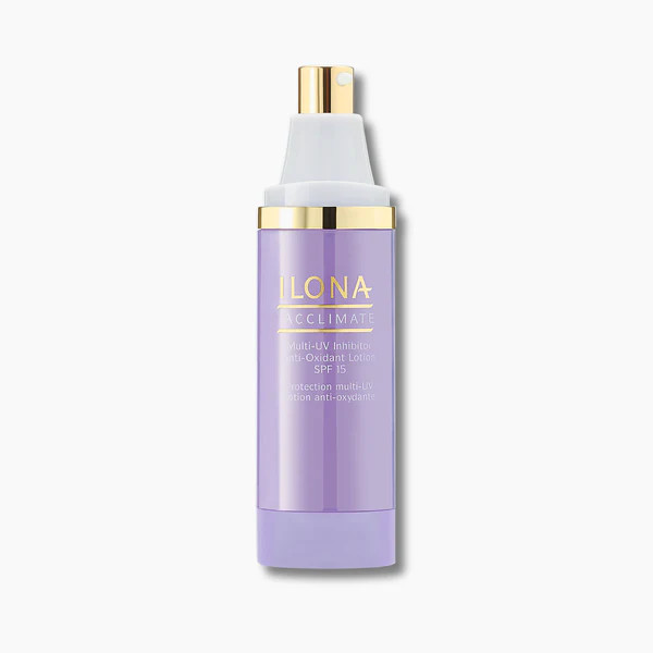 Acclimate Multi-UV Inhibitor Anti-Oxidant Lotion SPF 15 | ILONA Beauty (US)