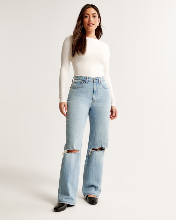 High Rise 90s Relaxed Jean | Abercrombie & Fitch (US)