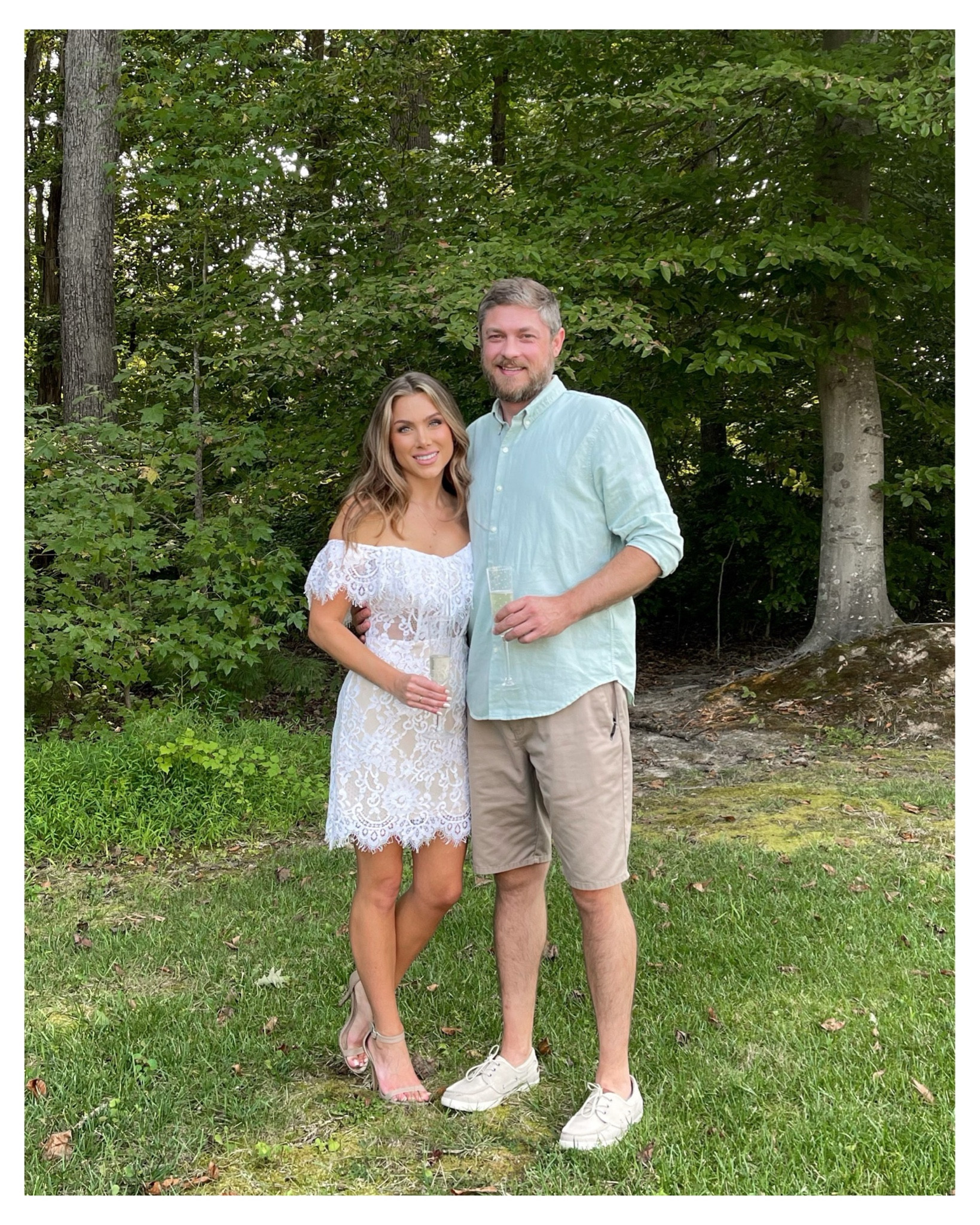 Engagement 
Bride to be 
Bridal 
Save the date 
Bridal shower
Bachelorette 
White dress 
Lace dress


#LTKunder100 #LTKwedding #LTKSeasonal