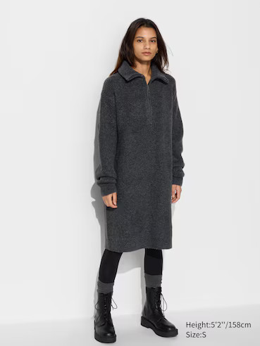 WOMEN'S SOUFFLE YARN SHORT DRESS | UNIQLO AU | Uniqlo Australia