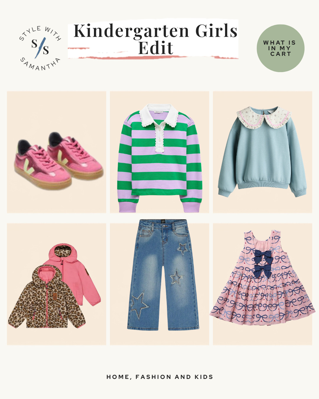 Wednesday’s back-to-school edit is here 🎒✨

Two very different kids, one goal: make getting dressed for school a little easier.

🎀 Kindergarten Girls:playful layers, statement sneakers, bows + a little color
🏀 3rd Grade Boys: comfy basics, sporty sneakers, graphics + pieces they’ll actually want to wear

Because the best back-to-school pieces are the ones they’ll actually reach for on a random Wednesday morning. 😂

Which grade should I tackle next? 👇

#BackToSchool #BackToSchoolStyle #KidsStyle #KidsFashion #KindergartenStyle #BoysStyle #GirlsStyle #MomStyle #NYCMom #StyleWithSamantha

#LTKdayinmylife #LTKgrwm #LTKmomlife