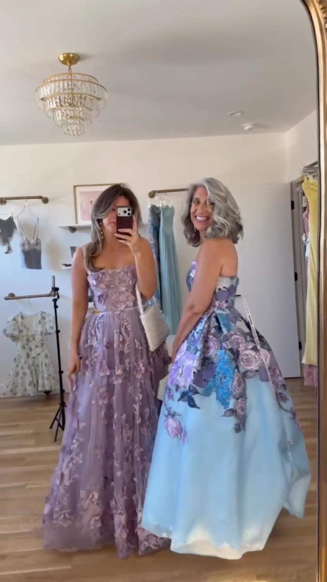 ✨ Exquisite textures and romantic spring silhouettes.

These gowns are all about the details. This lavender strapless midi is covered in delicate 3D floral appliqués, creating a whimsical yet sophisticated look that’s perfect for a garden wedding.

The blue brocade gown I’m wearing features a bold, artistic floral print and a structured, full-skirt silhouette. It’s an incredibly regal choice for a Mother of the Bride or Groom, offering high-end presence and classic elegance.

Save this for later or send to a friend who is shopping for a wedding!

#springweddingguest #motherofthebride #3dfloral #brocadegown #weddingstyle 

 

#LTKSeasonal #LTKOver40 #LTKWedding