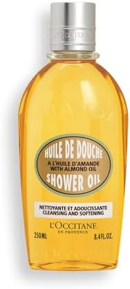 L'OCCITANE Cleansing & Softening Almond Shower Oil, Body Wash & Shaving Base Purifies & Smooths W... | Amazon (US)