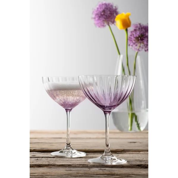 Ivy Bronx Eufaula 2 - Piece 11.8oz. Glass Martini Glass Glassware Set | Wayfair North America