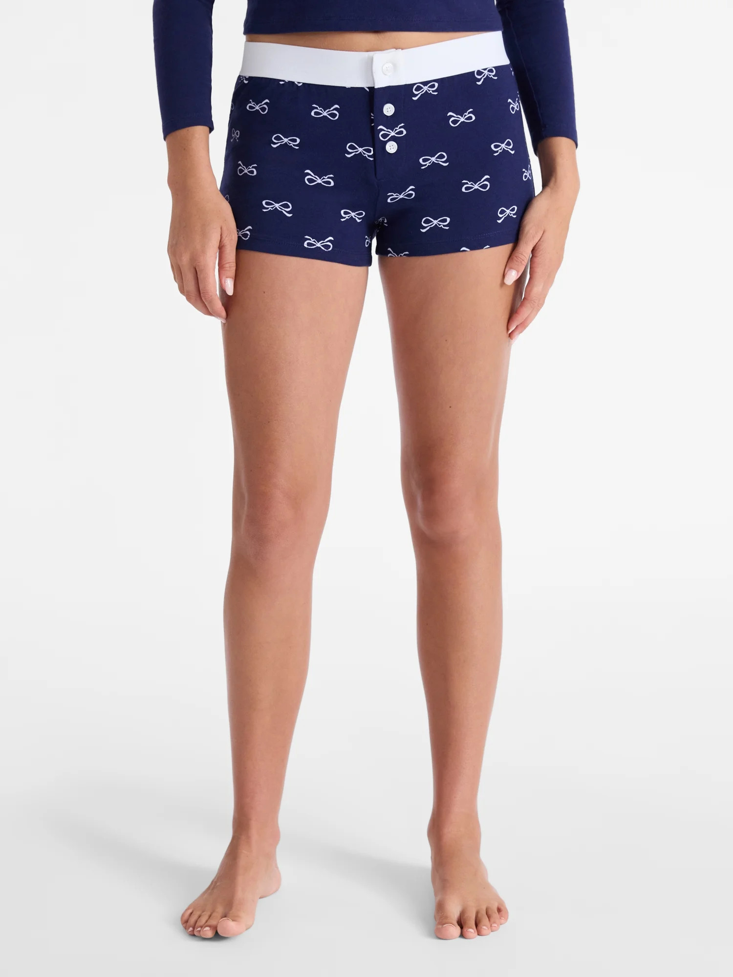 No Boundaries Sleepwear Boxer Shorts, Women’s | Walmart (US)