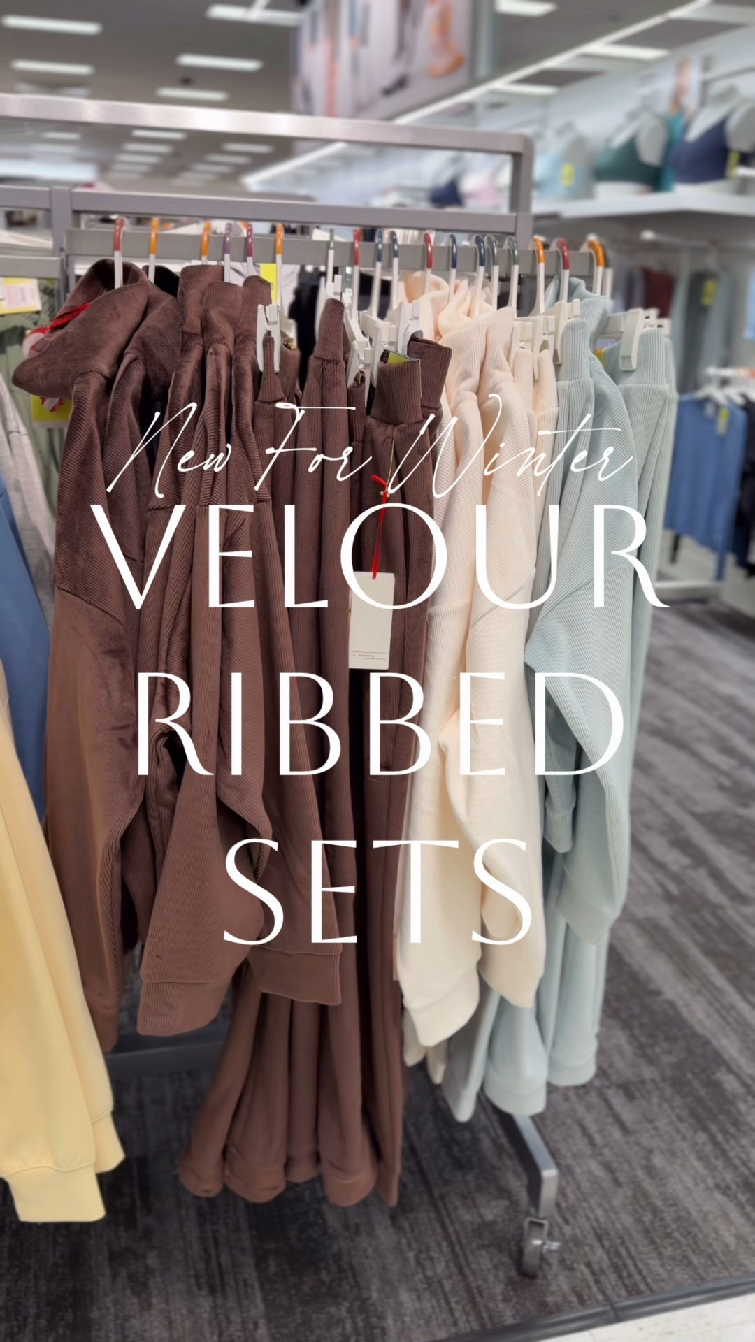 Velour ribbed joggers sets // new + loving from Target!🤩 Perfect as we head into winter! So comfy, warm, and CUTE! These half zip sweatshirts and joggers remind me a Lulu! They are so crazy soft! Love that the joggers have pockets and an elastic waist! The perfect travel set this holiday season! And I love for school drop off and errands, too! Love the brown, but available in blue and cream, too! Perfect to wear as a matching set or style these pieces separately! Mix and match! Which color is your fave?👇🏻

#LTKTravel #LTKFindsUnder50 #LTKActive