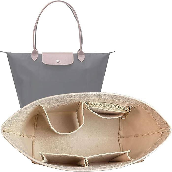 Purse Organizer Insert for Longchamp Le Pliage Neo Handbags Long champ Insert Organizer 1012beige-M | Amazon (US)