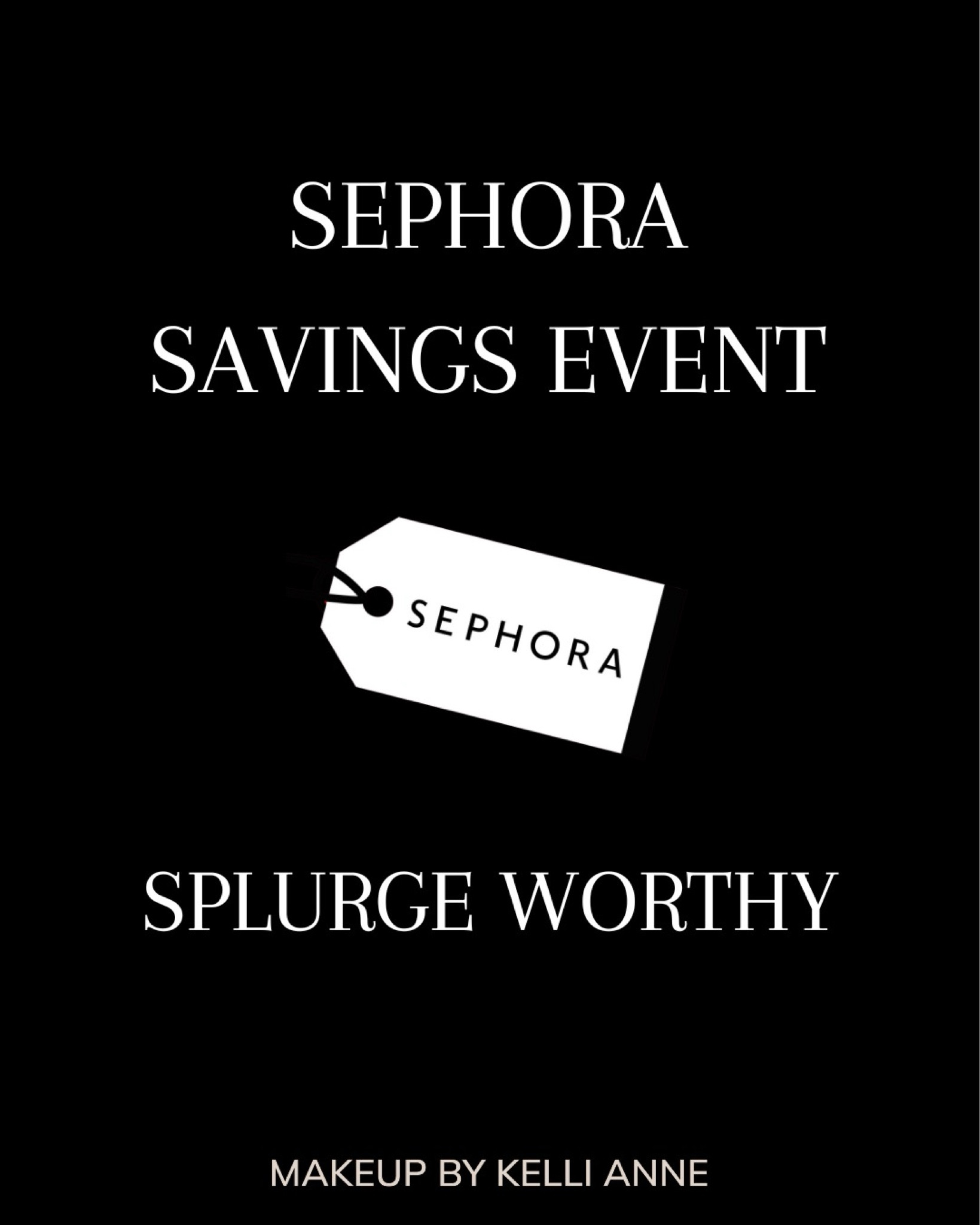 SPLURGE WORTHY PRODUCTS 

#LTKbeauty #LTKsalealert #LTKxSephora