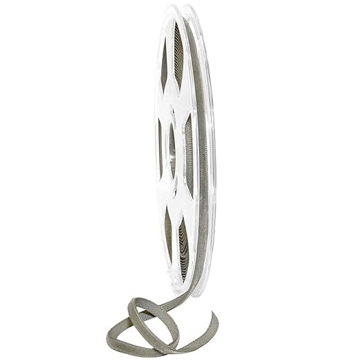 Morex Ribbon, Nylon, 3/16 inch by 11 Yards, Grey, Item 01205/10-433 Nylvalour Velvet Ribbon, 3/16... | Amazon (US)