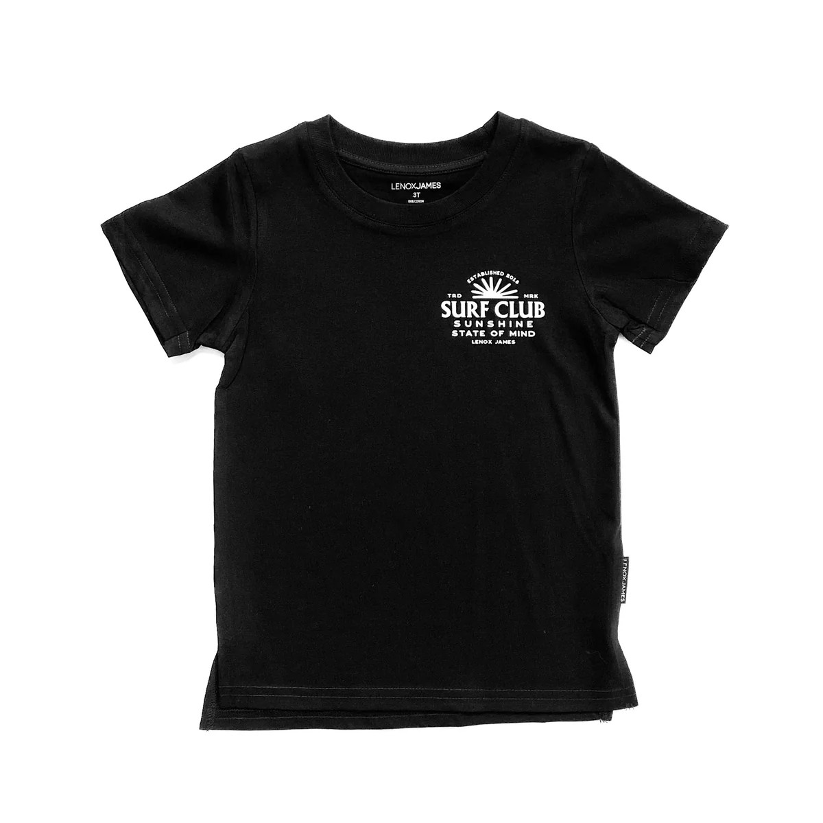 LENOX JAMES SURF CLUB TEE - BLACK | LENOX JAMES