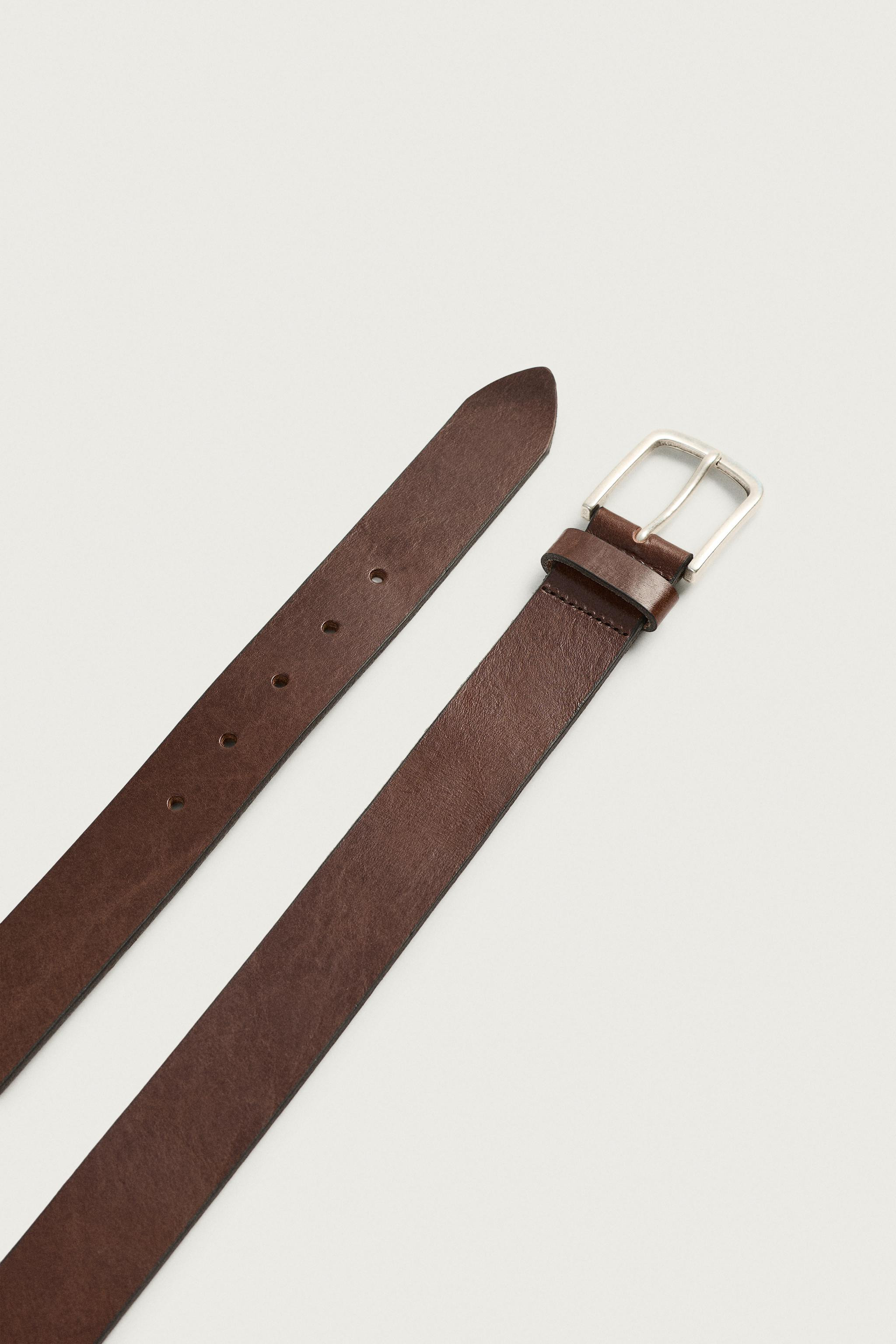 BASIC LEATHER BELT | Zara US