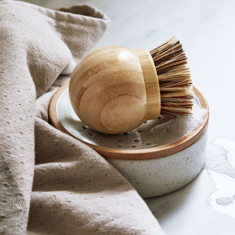 Wooden Dish Brush with Removable Head by Gaby Dalkin + Reviews | Crate & Barrel | Crate & Barrel