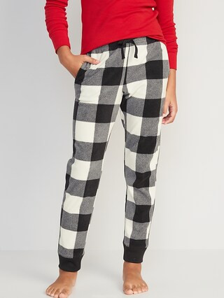 Matching Print Microfleece Jogger Pajama Pants for Girls | Old Navy (US)
