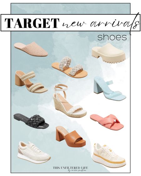 Target New Arrivals - Target Sandals - Target Heels - Target Sneakers - Target Mules #New Arrivals #ShopTarget 

#LTKshoecrush #LTKcurves #LTKstyletip