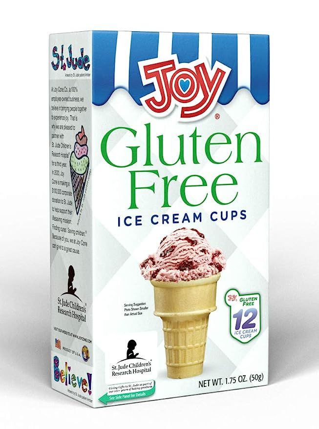 Joy Gluten-Free Ice Cream Cones Cake Cups, 1.75 Ounce, 12 Count | Amazon (US)