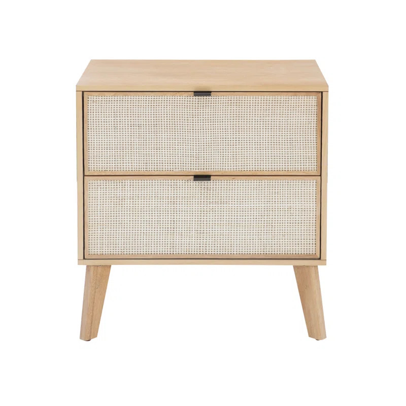 Amani 2 - Drawer Cane Nightstand | Wayfair North America