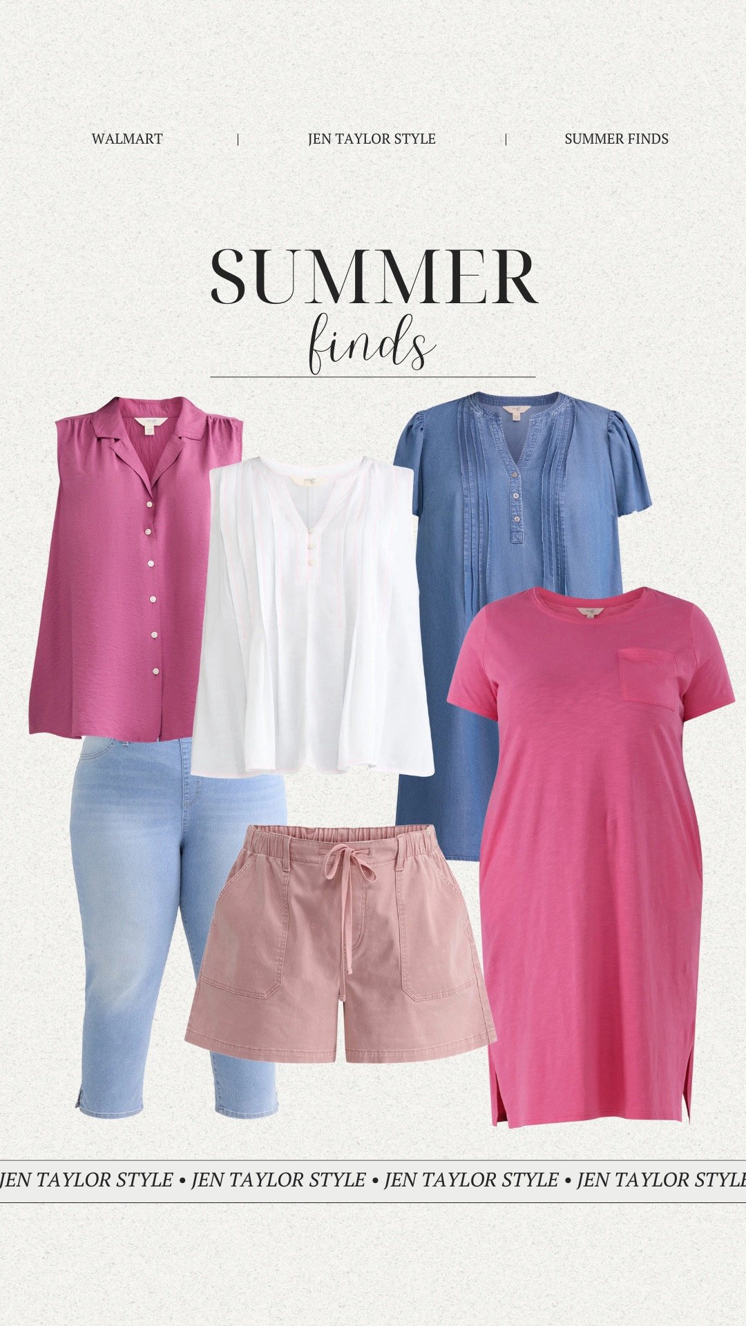 Walmart new arrivals. Pink and denim is a great combo for summer  

#LTKFindsUnder50 #LTKStyleTip #LTKPlusSize