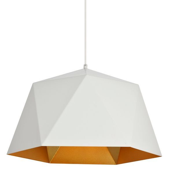 Elegant Lighting LDPD2082 Arden Single Light 17-11/16" Wide Pendant with an Aluminum Shade | Target