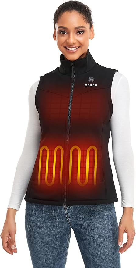ORORO Women's Heated Fleece Vest with Battery, Lightweight Heating Vest Fleece (Charger Not Inclu... | Amazon (US)