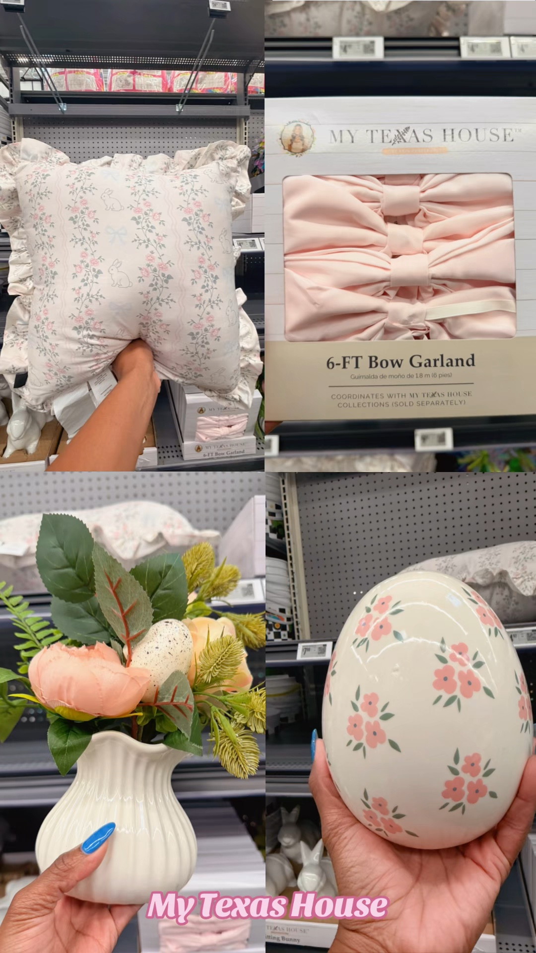 Spring just arrived at My Texas House and the finds are too cute to pass up! From soft seasonal pillows and charming garland to fresh florals and the cutest little bunnies, these pieces make it so easy to brighten up your home for spring. Perfect for shelves, entry tables, or a quick seasonal refresh.

#MyTexasHouse #SpringDecor #SeasonalDecor #HomeStyling #SpringRefresh

#LTKSpringSale #LTKHome