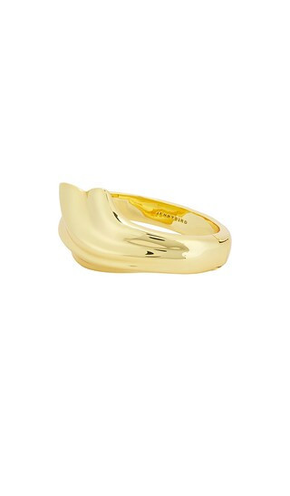 Jenny Bird Lydia Cuff in Metallic Gold. | Revolve Clothing (Global)