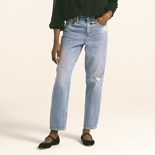 Slouchy boyfriend jean in Basin wash | J. Crew US