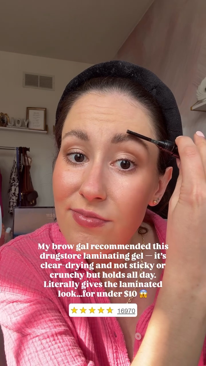 My brow gal recommended this drugstore laminating gel

#LTKgrwm #LTKBeauty #LTKvlog