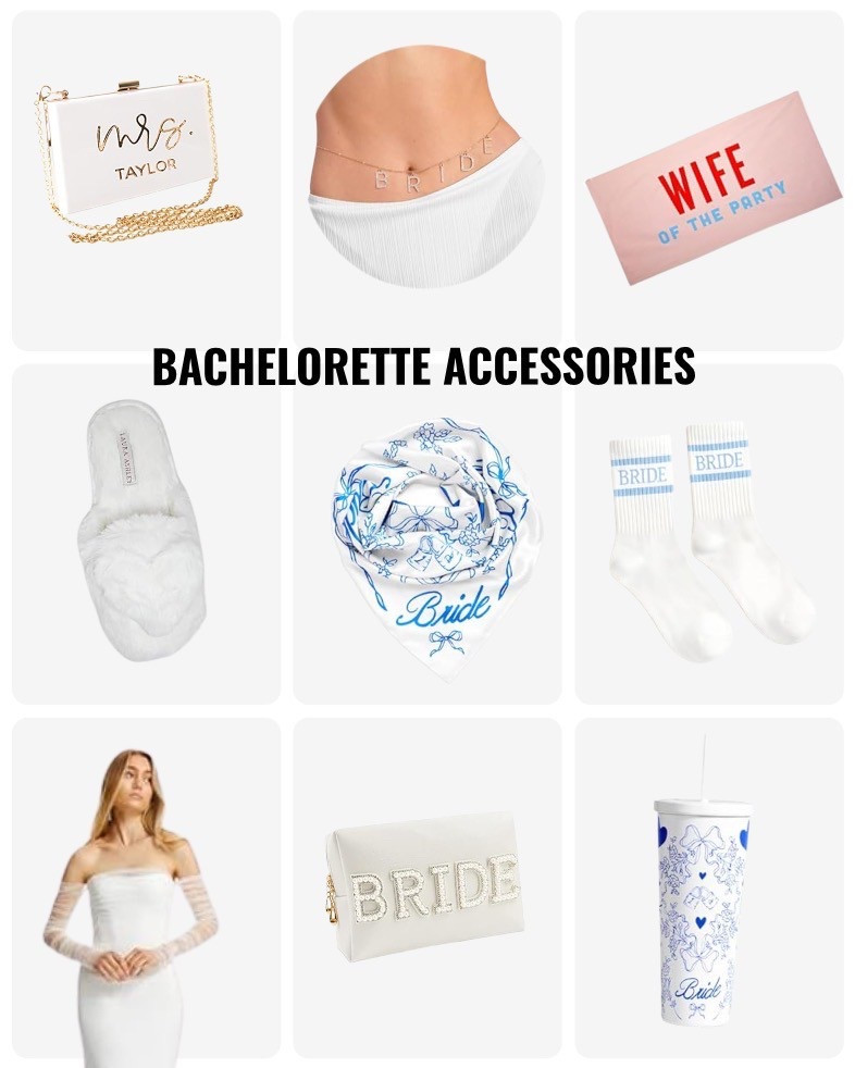 Some of my favorite accesories from my bachelorette that really made me feel special 🥰 

#LTKStyleTip #LTKGiftGuide #LTKWedding