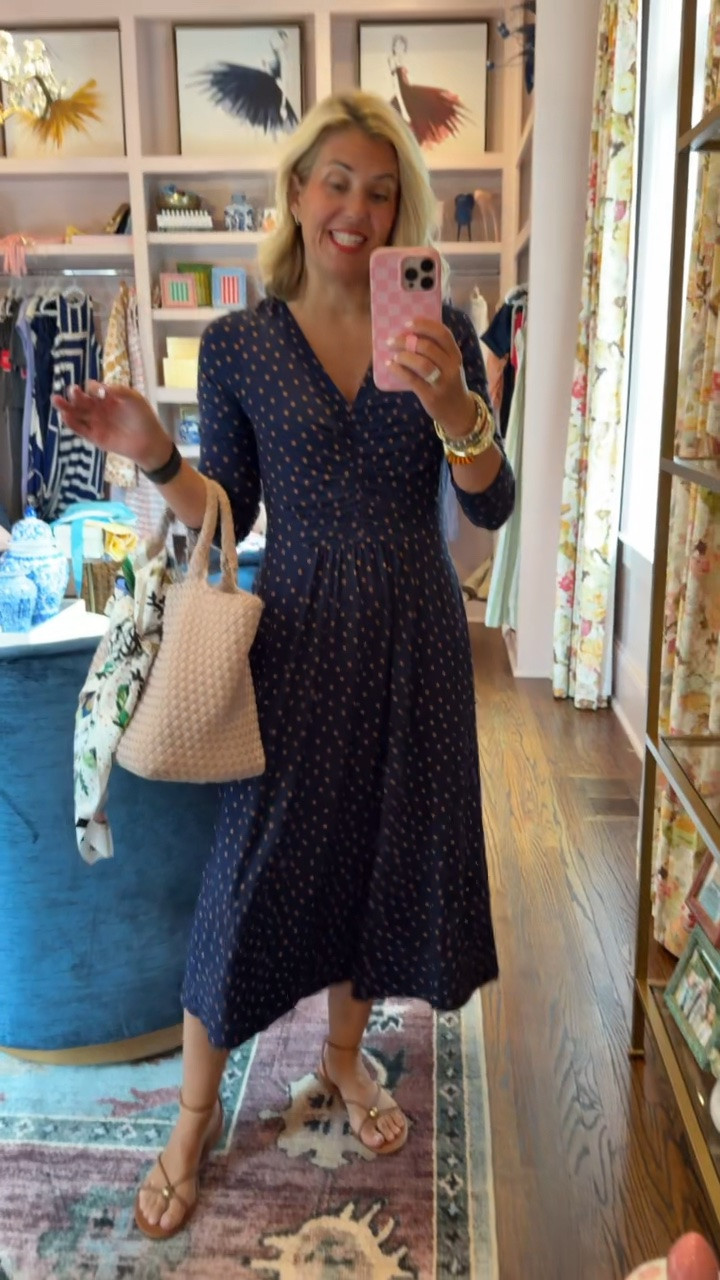 Oh the cuteness!! The cinching makes this dress so flattering and the fabric is fabulous! I’m in size 4 (need 2) dress & 8 sandal. 

Codes:
Boden - HHCX 
Allie + Bess - Catherine20

#LTKdayinmylife #LTKOver40 #LTKSeasonal