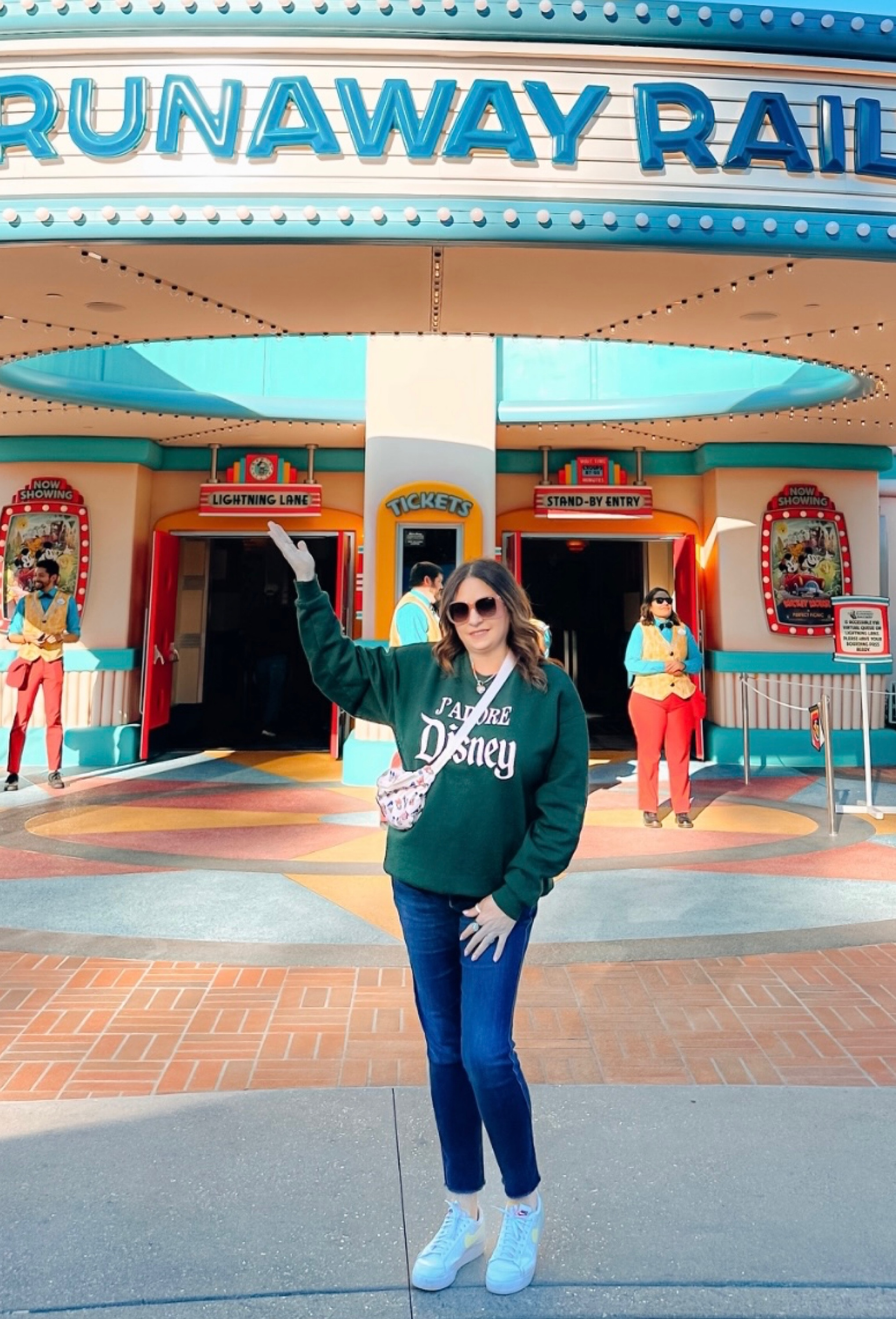 J’adore Disney Sweatshirt. The letters on my sweatshirt are Millennial Pink.