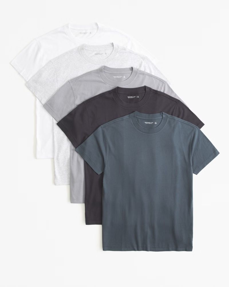 5-Pack Essential Tees | Abercrombie & Fitch (US)
