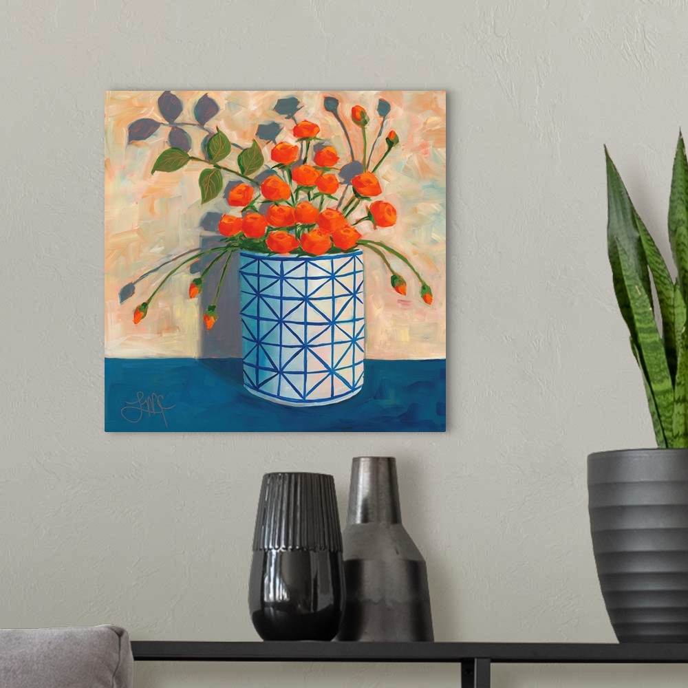Bouquet Of Orange Wall Art | Great Big Canvas - Dynamic
