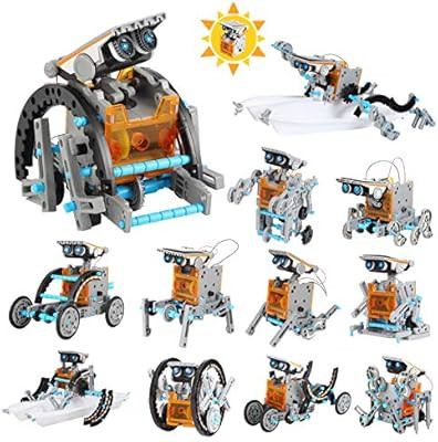 Lucky Doug Solar Robot Kit 12-in-1 Science STEM Robot Kit Toys for Kids Aged 8-12 and Older, Scie... | Amazon (US)