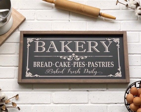 Baking Sign  Bakery Sign  Kitchen Sign  Farmhouse Kitchen  | Etsy (US)